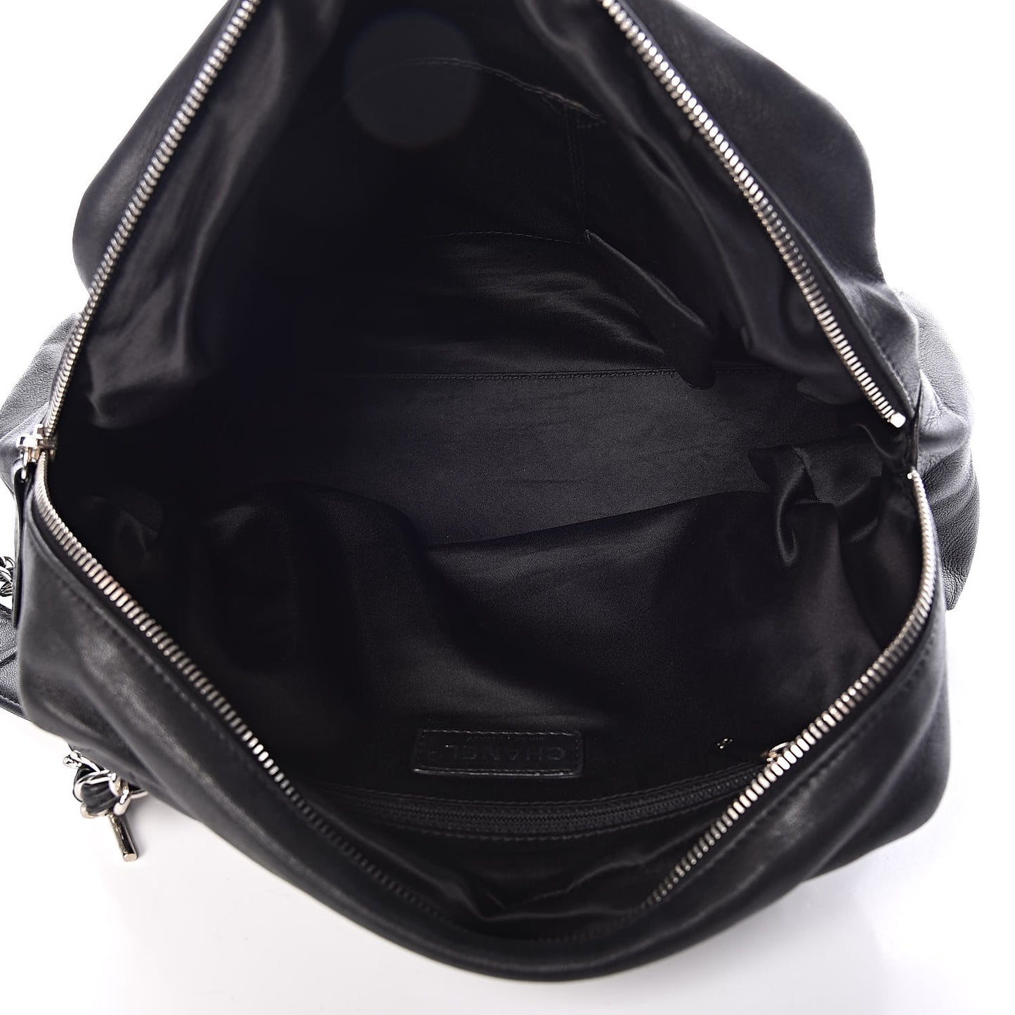 Lambskin Quilted Small Camera Case Black