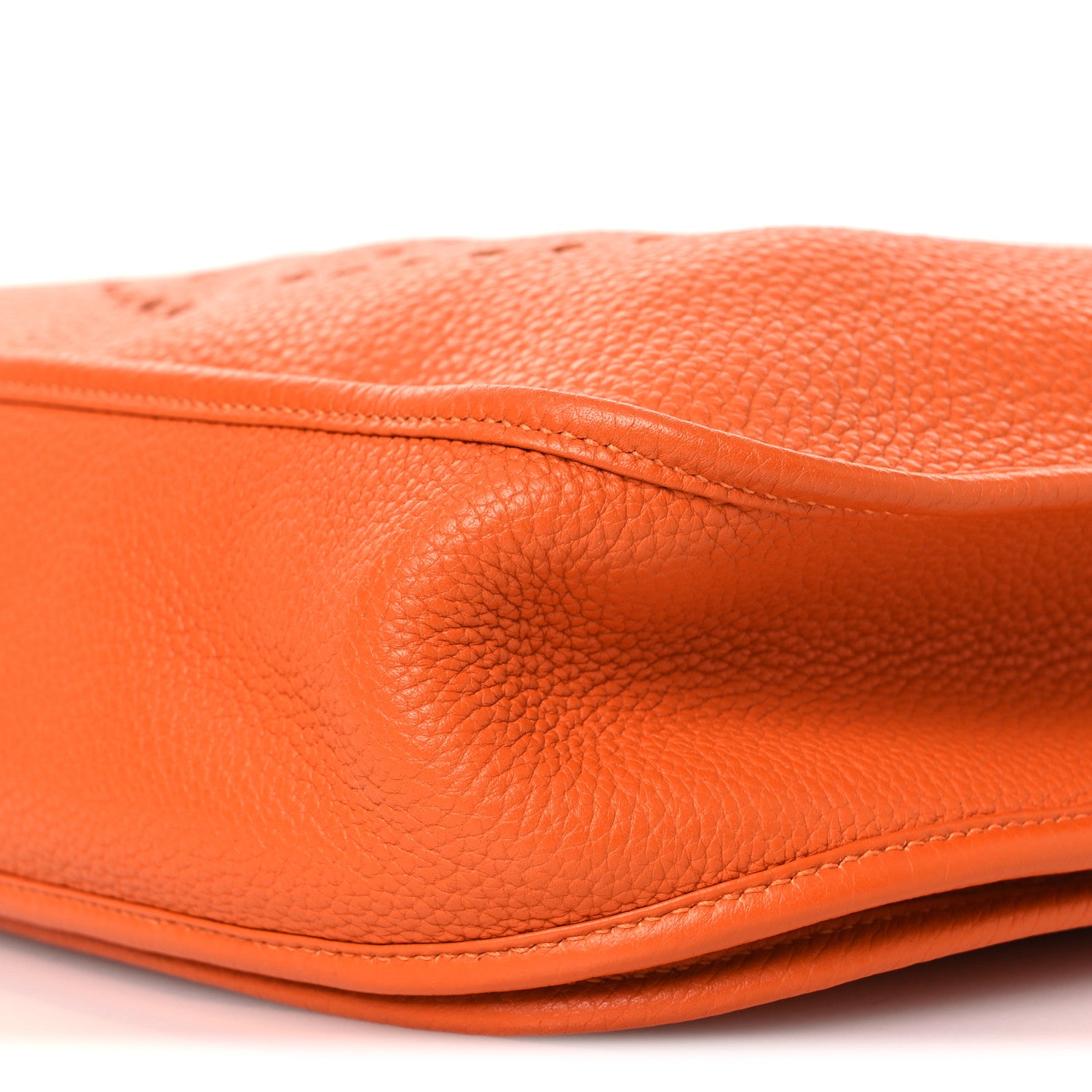 Hermes Taurillon Clemence Evelyne III GM Orange 10 of 12