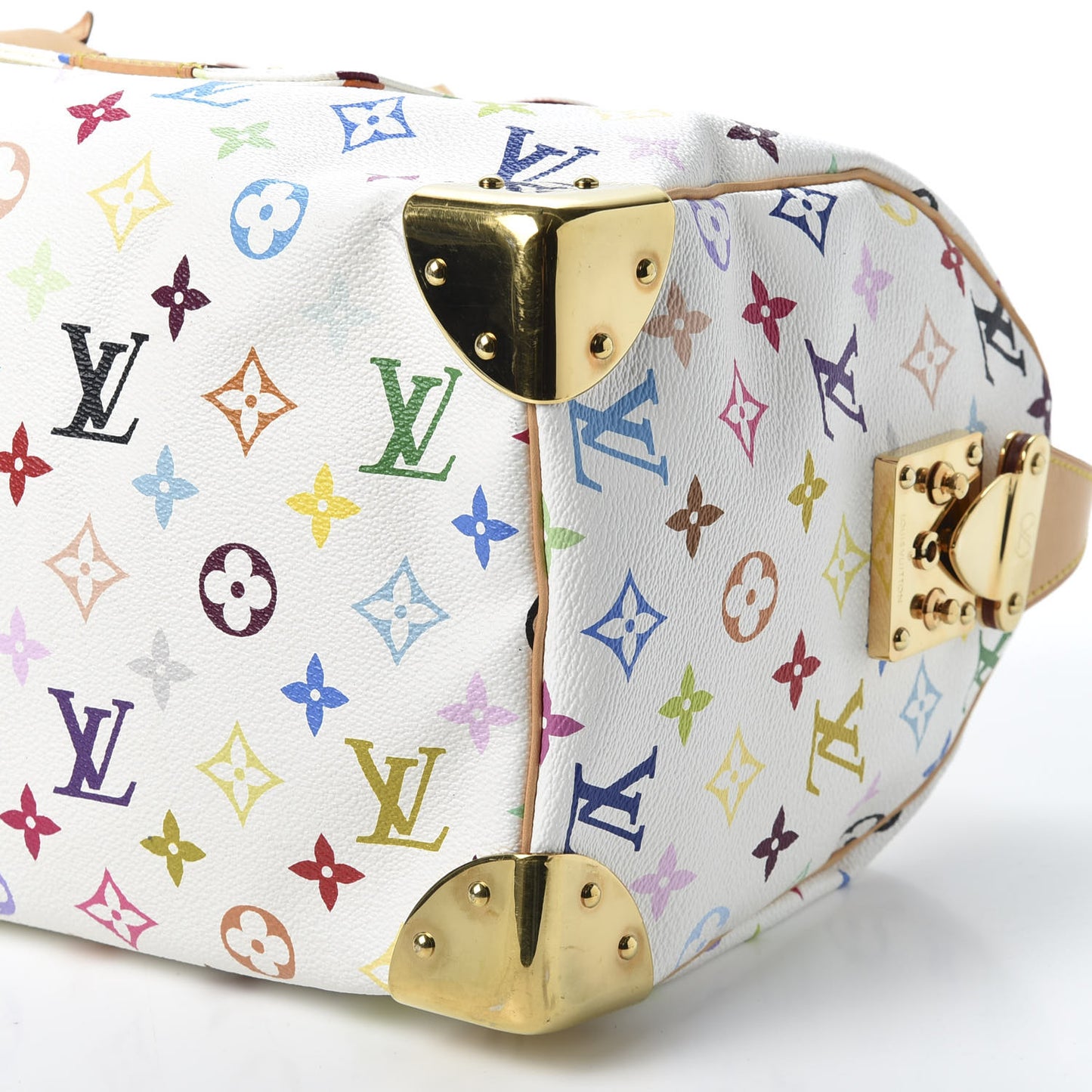 Monogram Multicolor Speedy 30 White