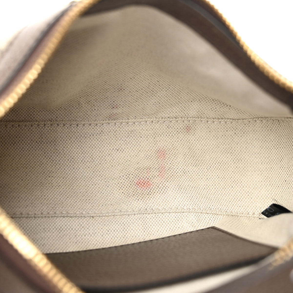 GG Supreme Monogram Textured Dollar Calfskin Small Ophidia Hobo Beige Ebony New Acero