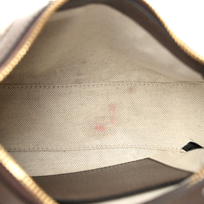Gucci GG Supreme Monogram Textured Dollar Calfskin Small Ophidia Hobo Beige Ebony New Acero 5 of 12