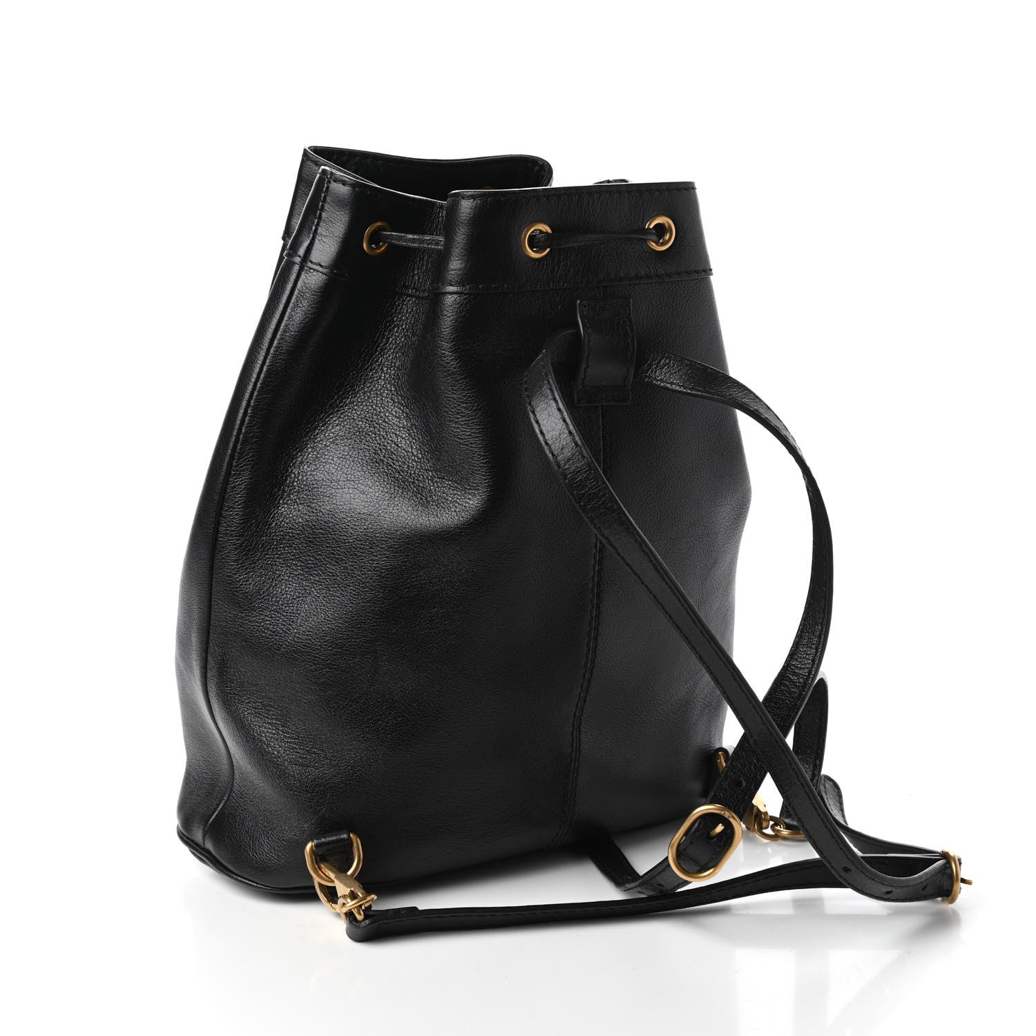Gucci Piuma Lux Energy Medium Re(Belle) Convertible Bucket Bag Black 5 of 12