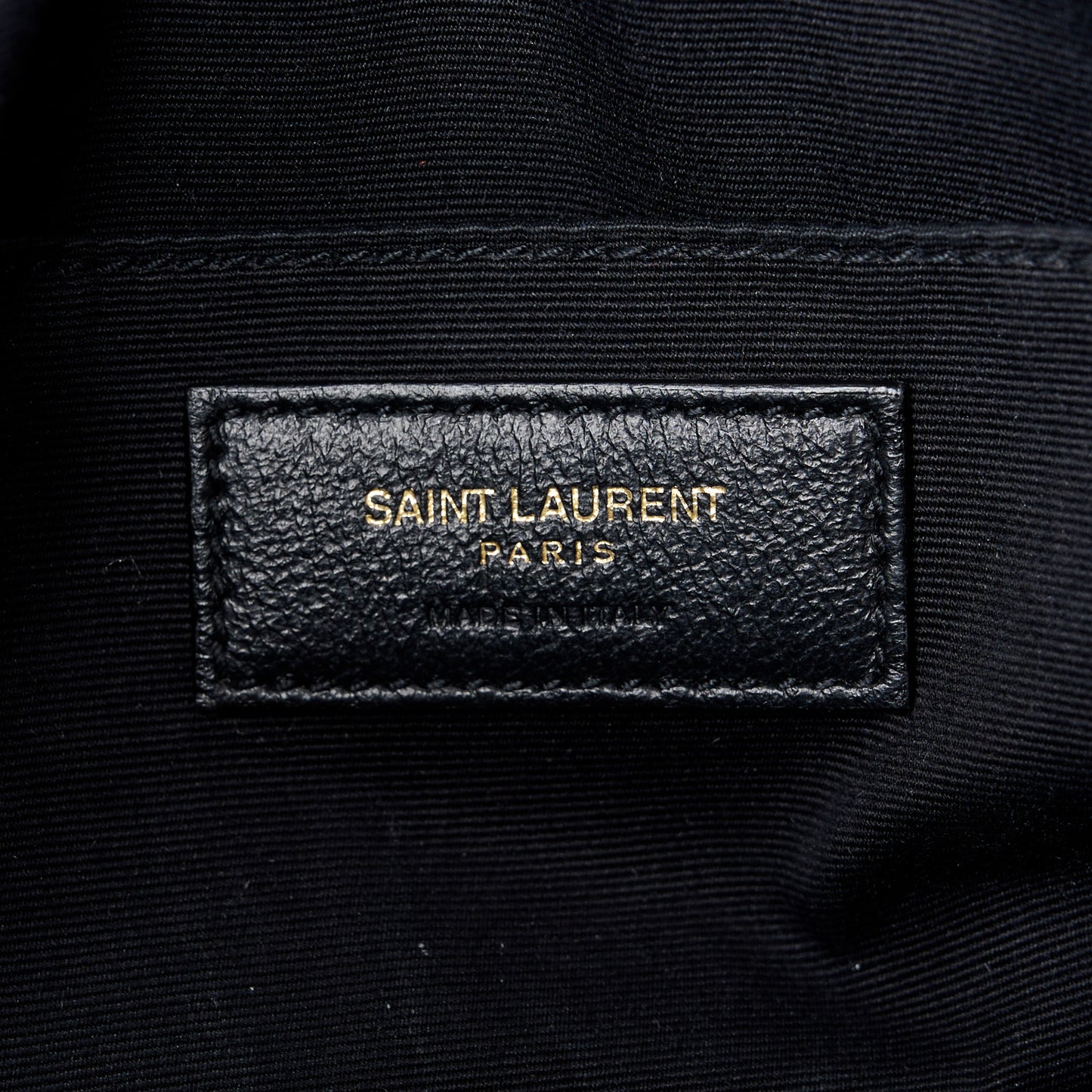SAINT LAURENT Calfskin Matelasse Monogram Lou Camera Bag Navy