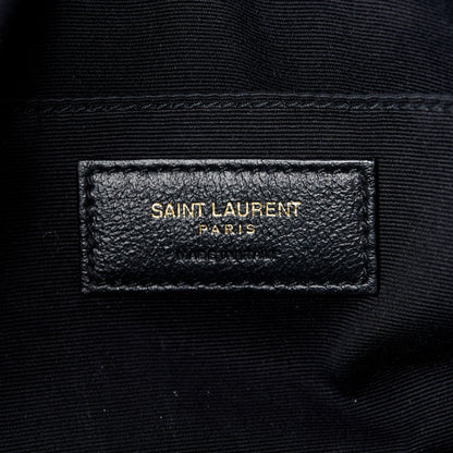Saint Laurent SAINT LAURENT Calfskin Matelasse Monogram Lou Camera Bag Navy 6 of 10