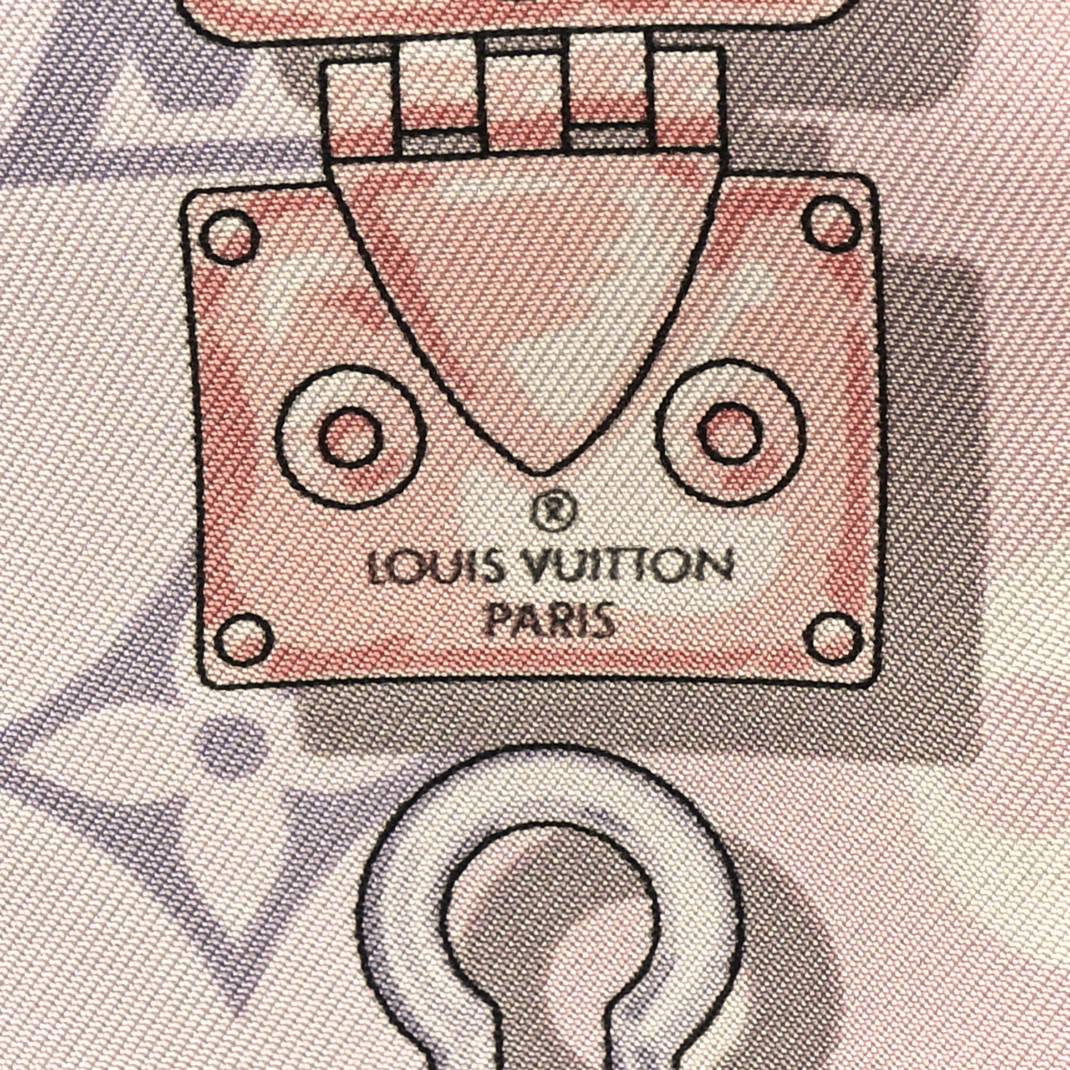 Louis Vuitton Silk Monogram Confidential Bandeau Light Pink 3 of 3