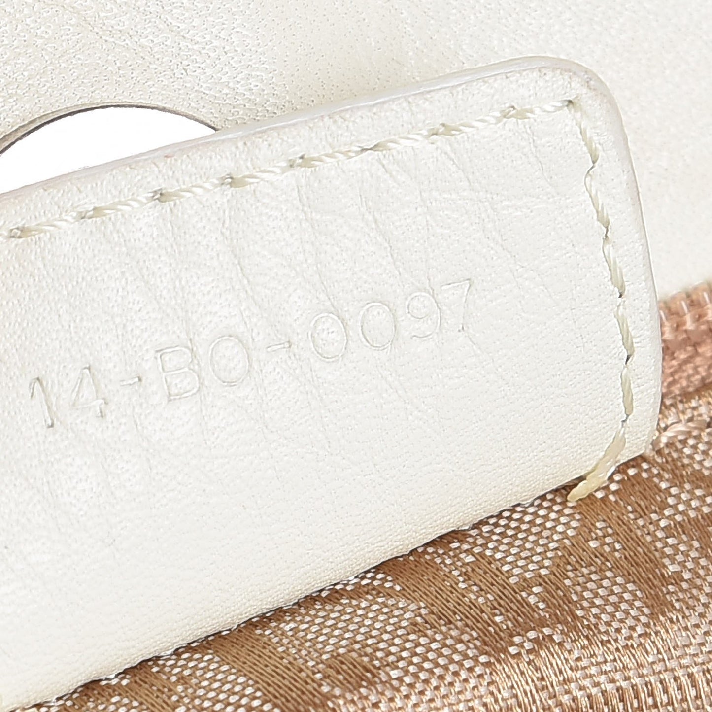 Calfskin Ethnic Hobo White