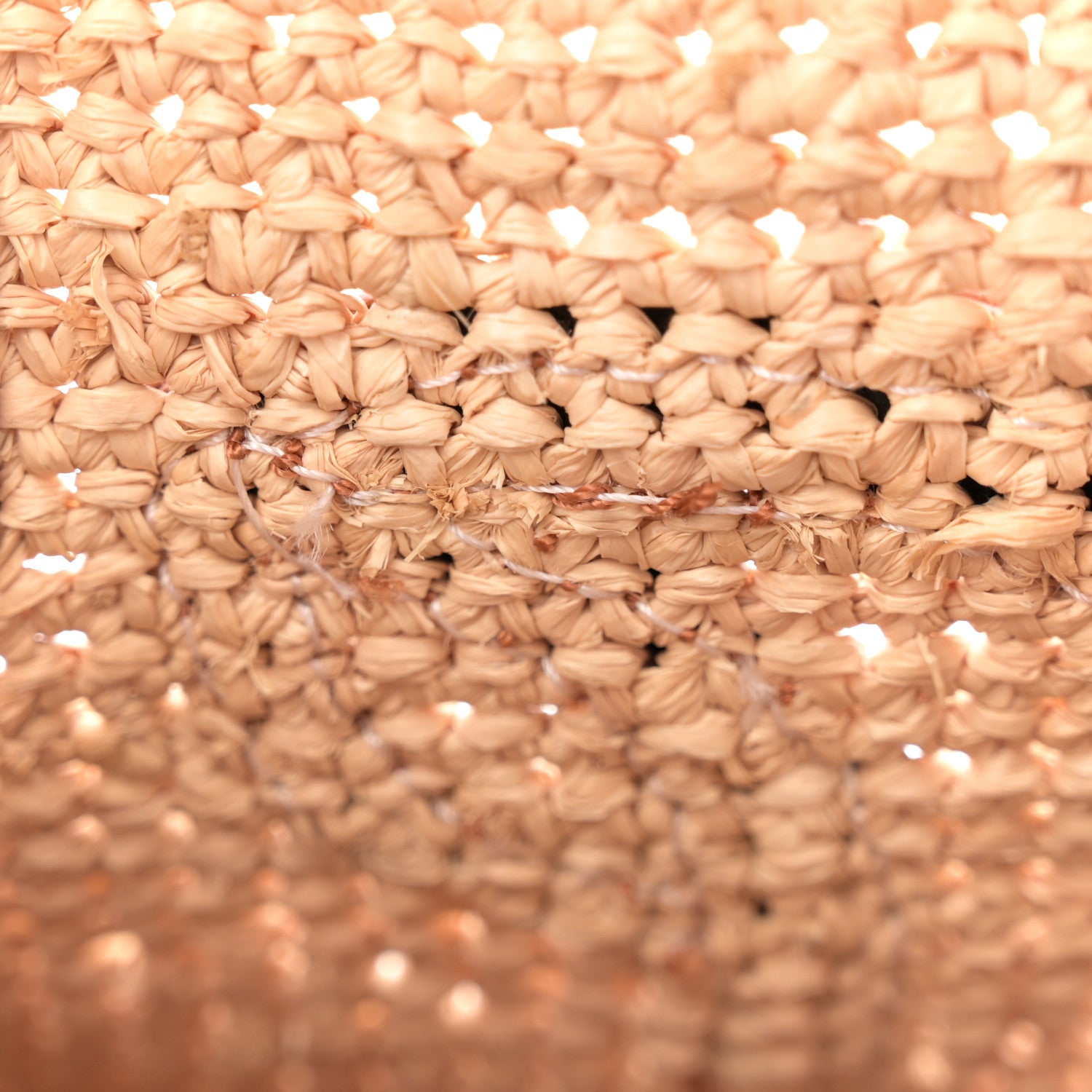 Christian Louboutin Raffia Calfskin Mini By My Side Tote Natural Cuoio 11 of 14