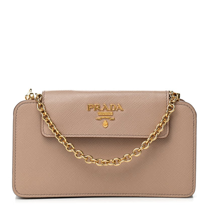 Prada Saffiano Metal Oro Phone Case Cammeo 1 of 5
