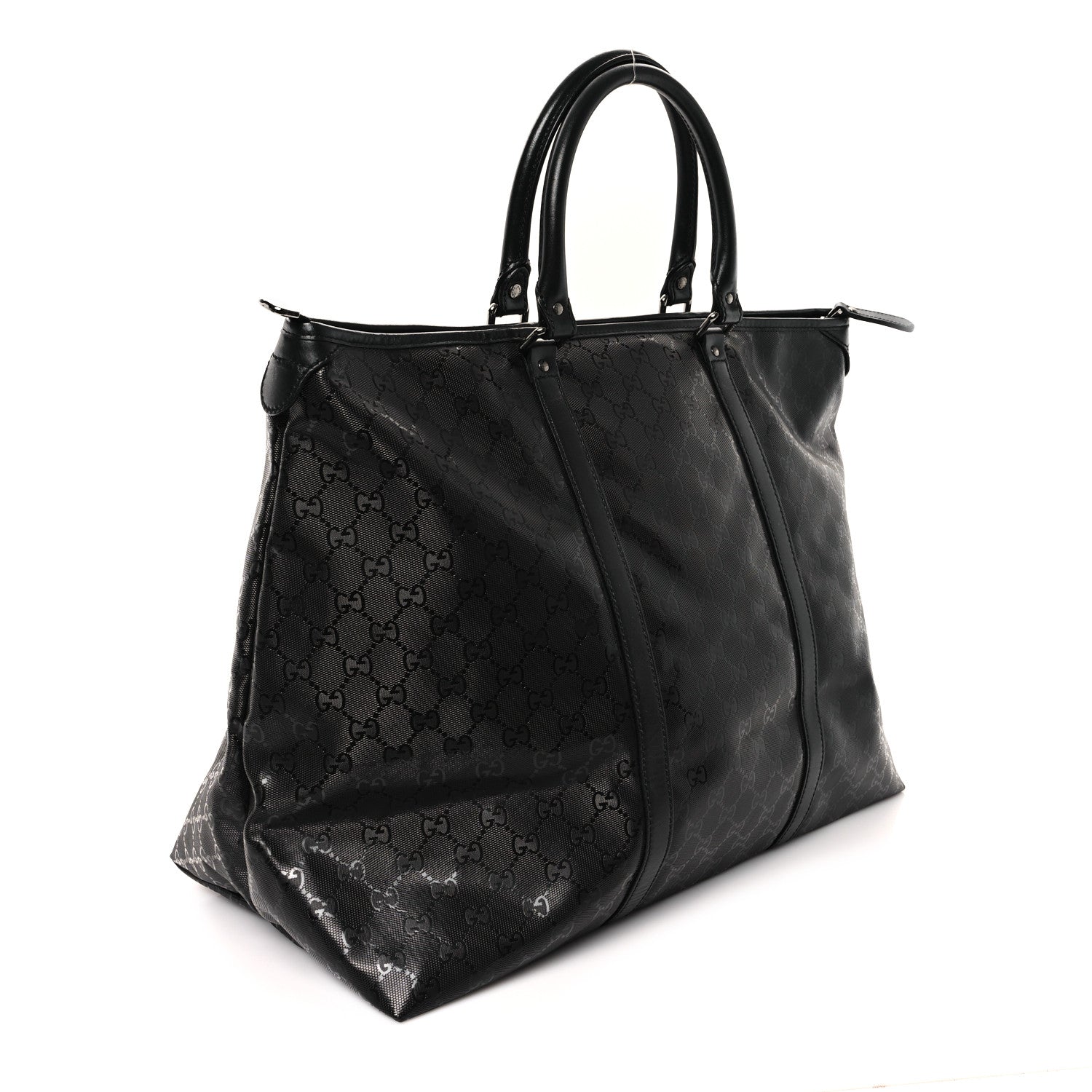 Gucci Imprime Monogram Medium Joy Tote Bag Black 3 of 11