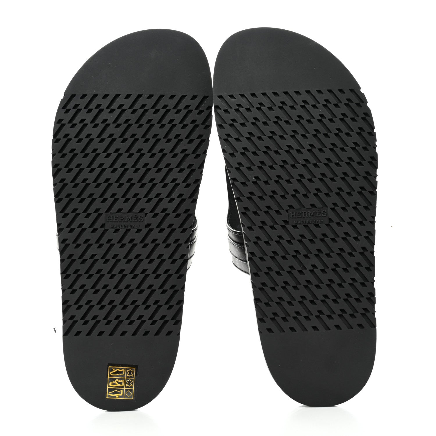 Hermes Calfskin Womens Empire Sandals 39 Black 5 of 8