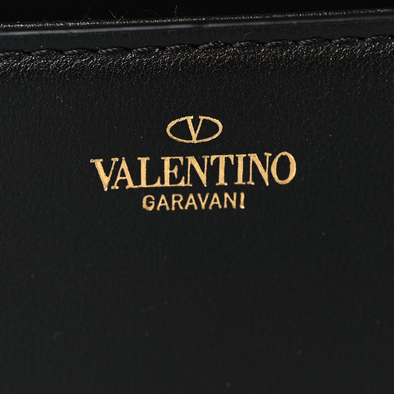 Valentino Garavani Calfskin Vlogo Loco Shoulder Bag Black 6 of 8