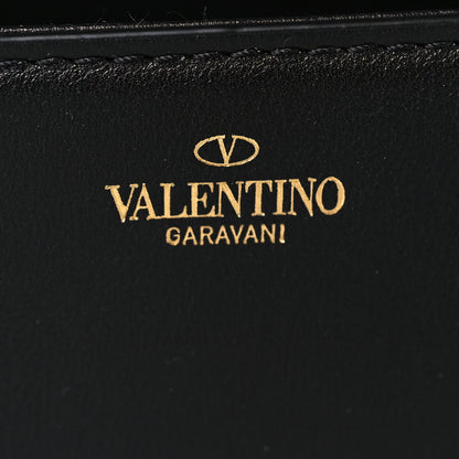 Valentino Garavani Calfskin Vlogo Loco Shoulder Bag Black 6 of 8