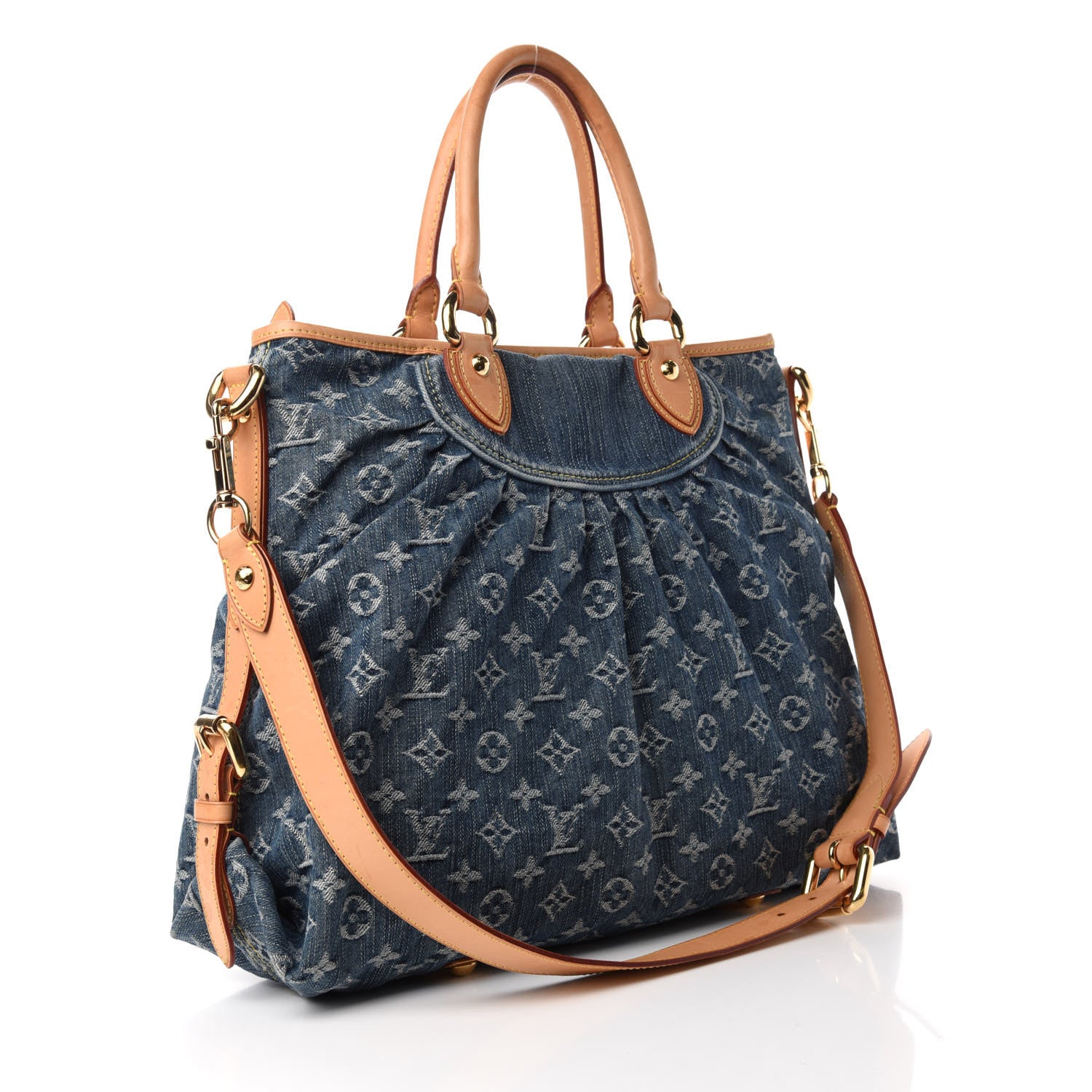 Louis Vuitton Denim Neo Cabby GM Blue 3 of 11