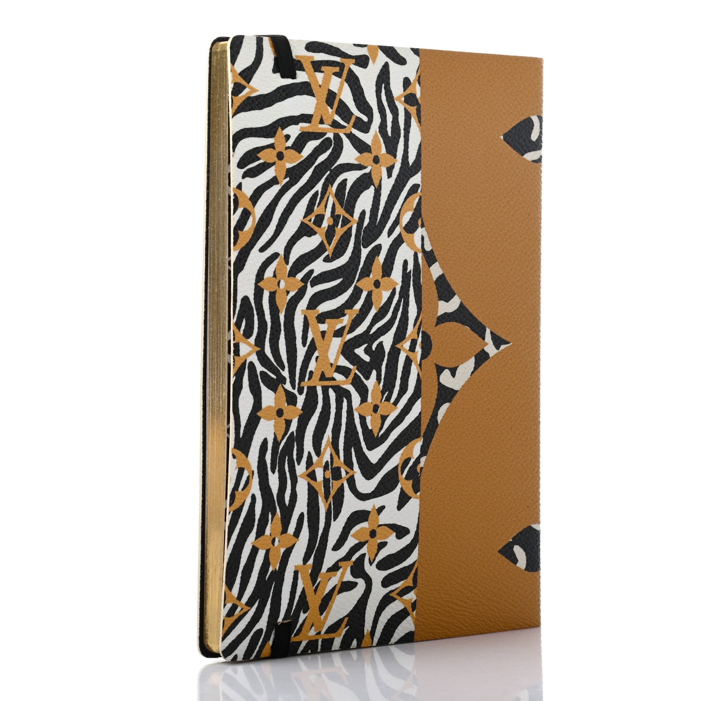 Monogram Giant Jungle Clemence Notebook MM Caramel