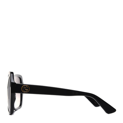 Gucci Acetate Square Frame GG0096S Sunglasses Black 3 of 7