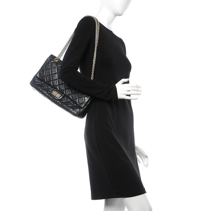 Chanel Aged Calfskin Quilted 2.55 Reissue 227 Flap Black 3 of 15