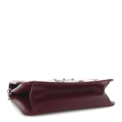Christian Dior Lambskin Cannage Miss Dior Promenade Pouch Plum 4 of 11