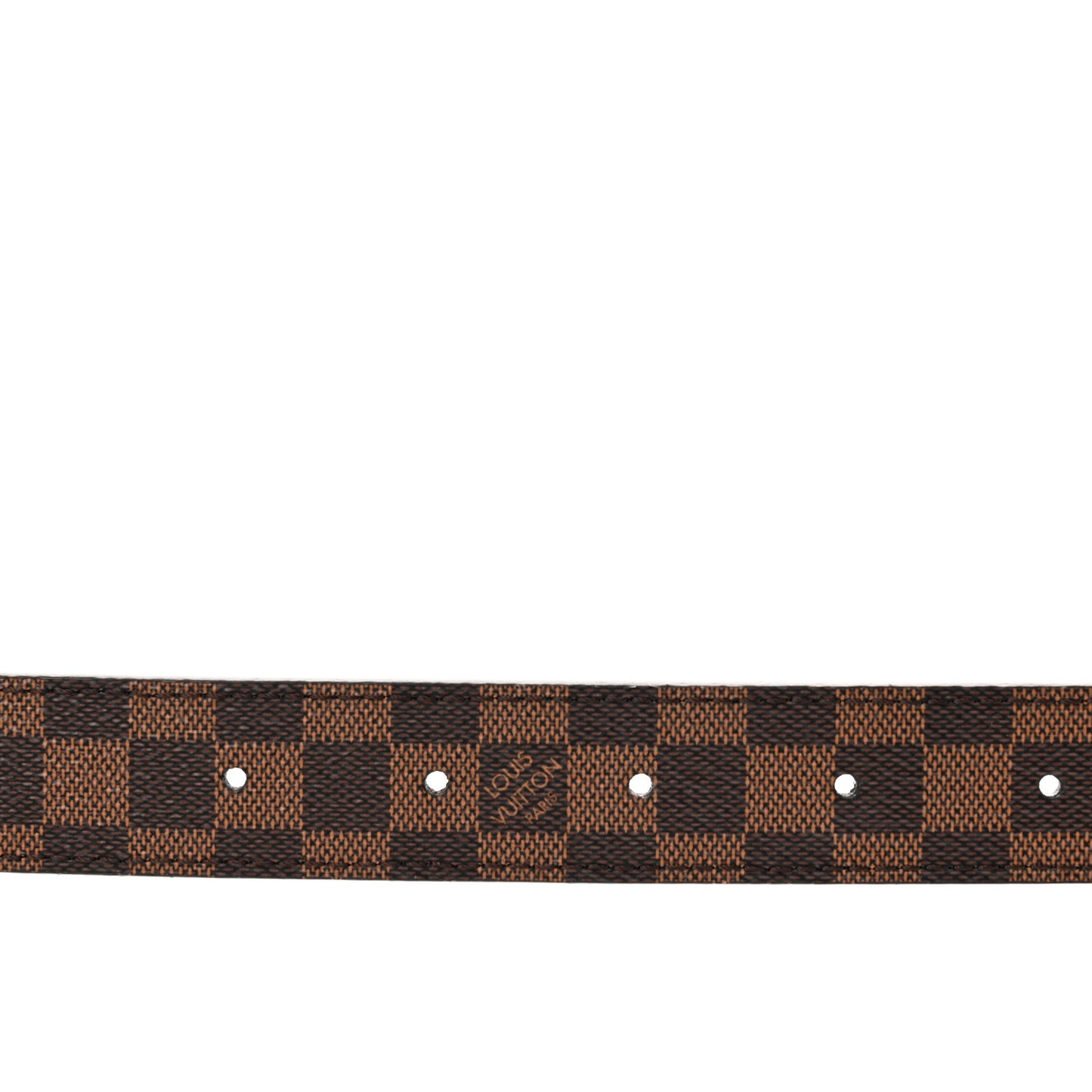 Mini Damier Ebene 25mm LV Initiales Belt 80 32