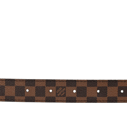 Louis Vuitton Mini Damier Ebene 25mm LV Initiales Belt 80 32 4 of 6