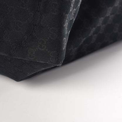 Gucci Monogram Large Horsebit Chain Hobo Black 10 of 13