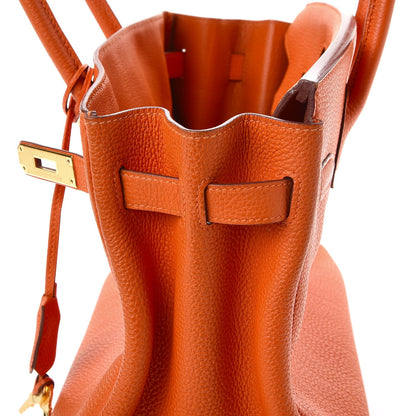 Hermes Togo Birkin 30 Orange 33 of 47