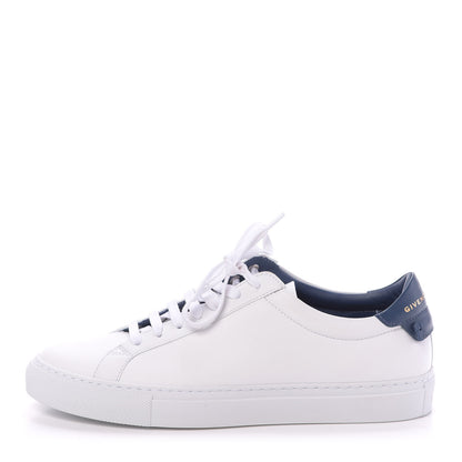 Givenchy Calfskin Womens Urban Street Sneakers 38.5 White Blue 1 of 8