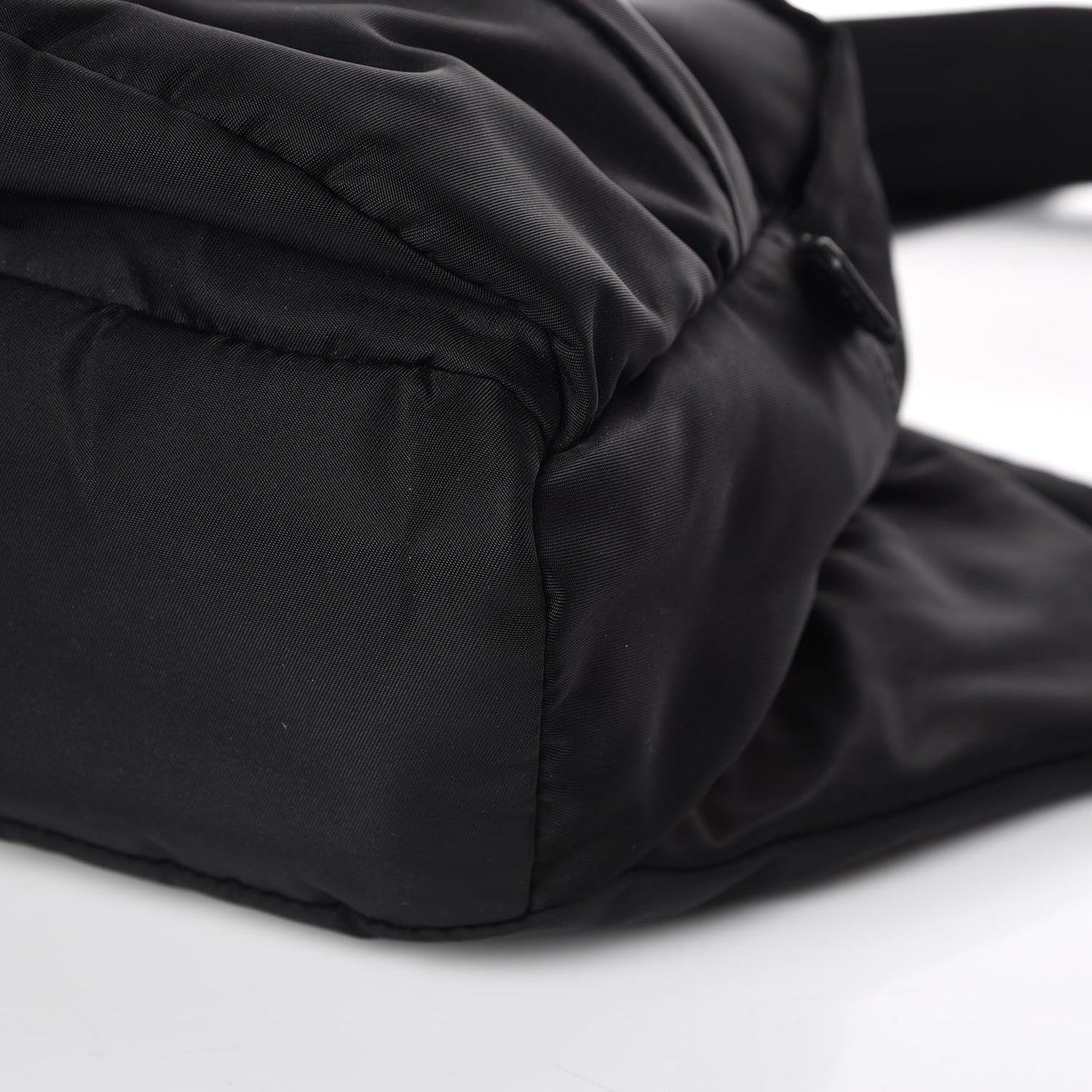 Tessuto Nylon Saffiano Belt Bag Black