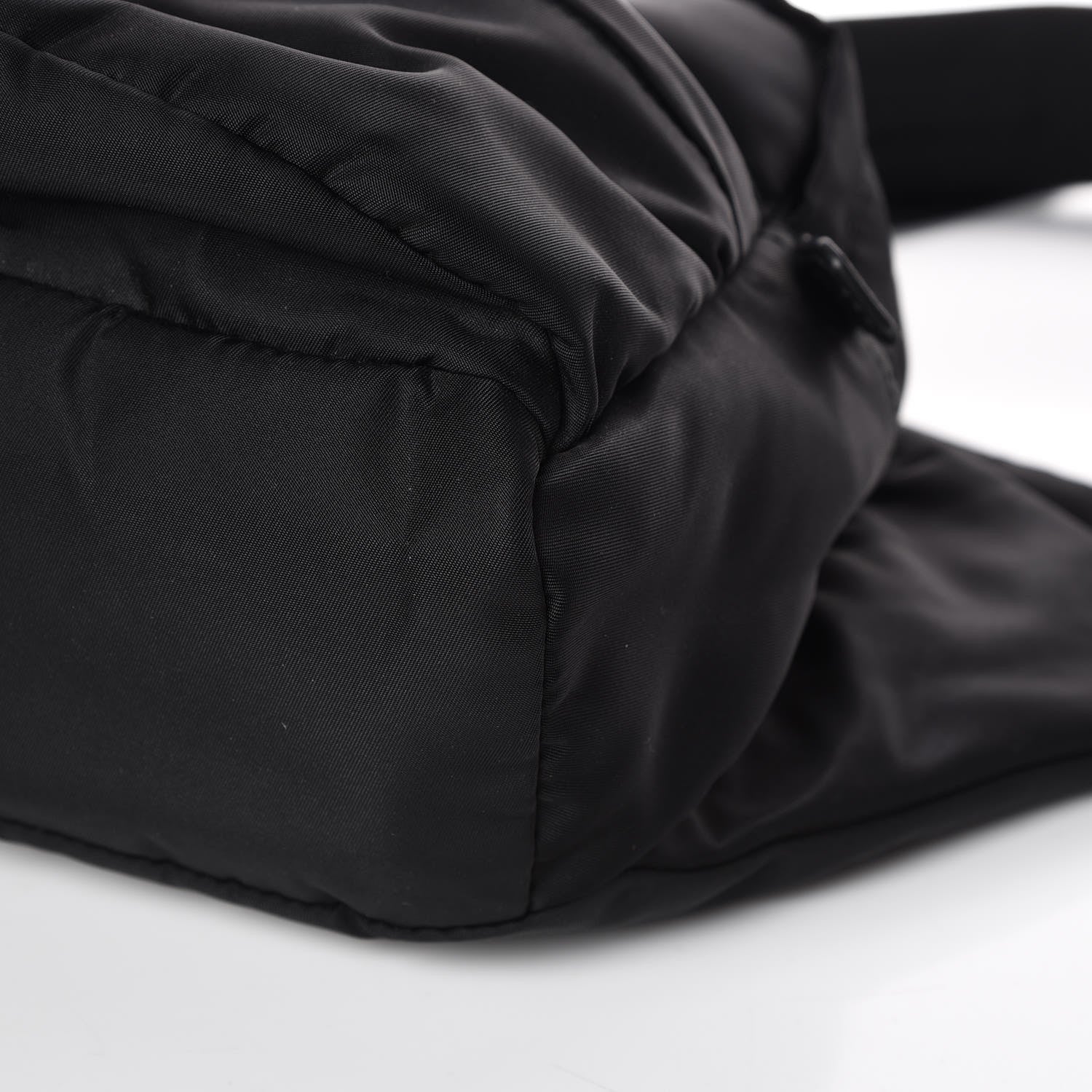 Prada Tessuto Nylon Saffiano Belt Bag Black 6 of 8