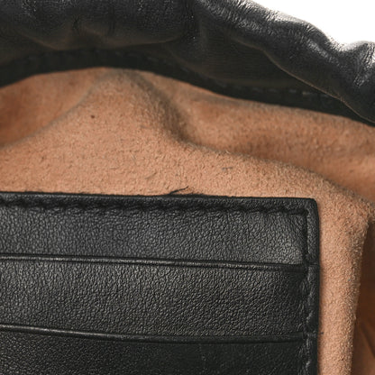 Gucci Calfskin Matelasse Mini GG Marmont 2.0 Bucket Bag Black 9 of 9
