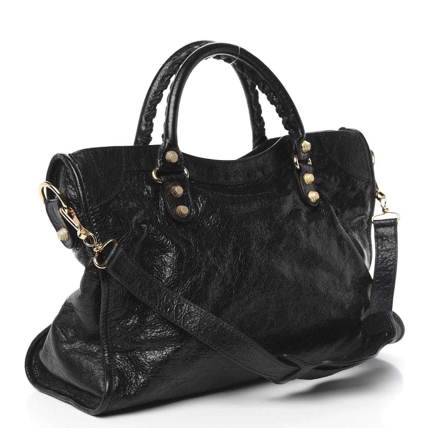 Agneau Giant 12 Gold Hardware City Black