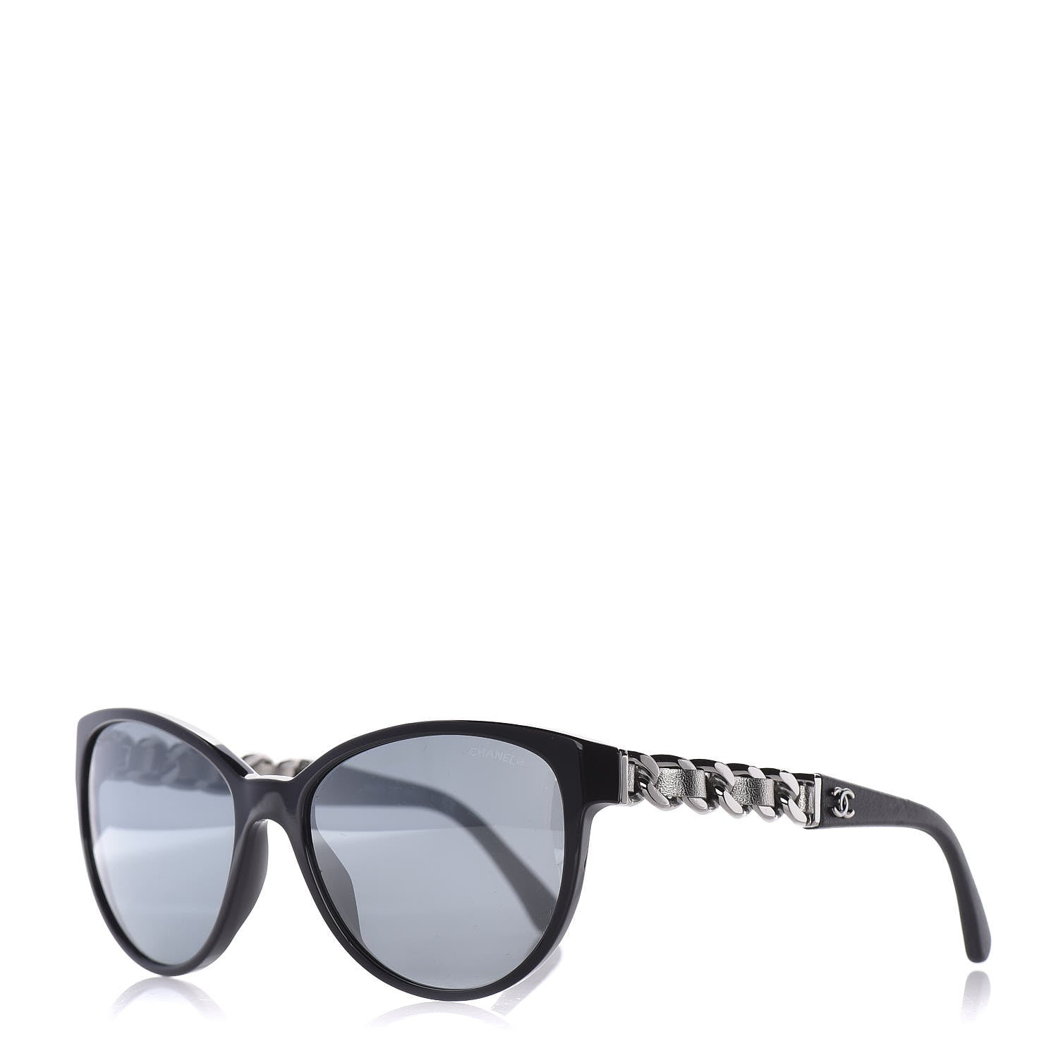 Chanel CC Chain Sunglasses 5215Q Black 1 of 7