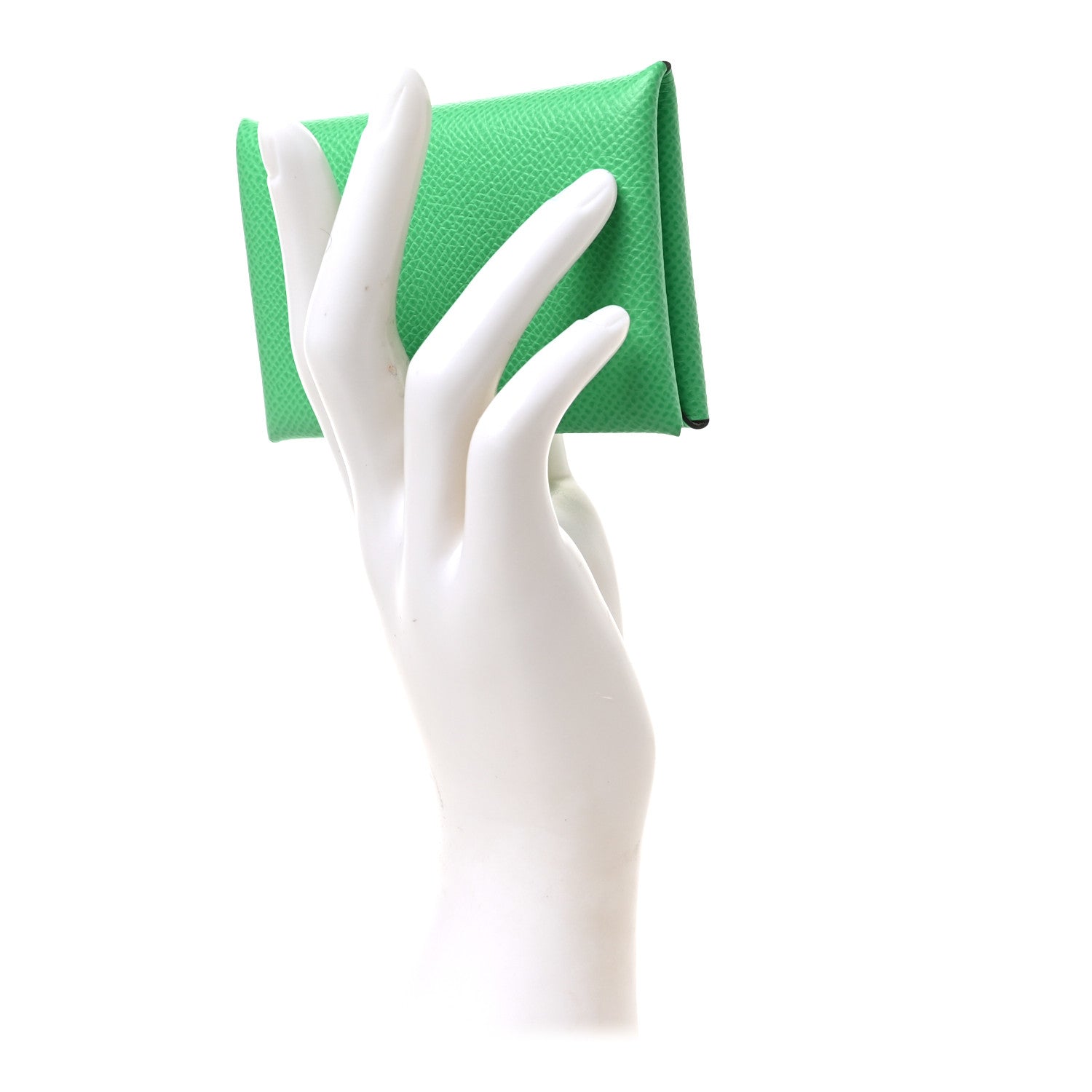 Hermes Epsom Calvi Card Case Vert Comics Vert Fizz 2 of 6
