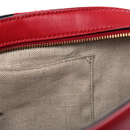 Gucci Calfskin Web Small Webby Bee Shoulder Bag Red 15 of 35