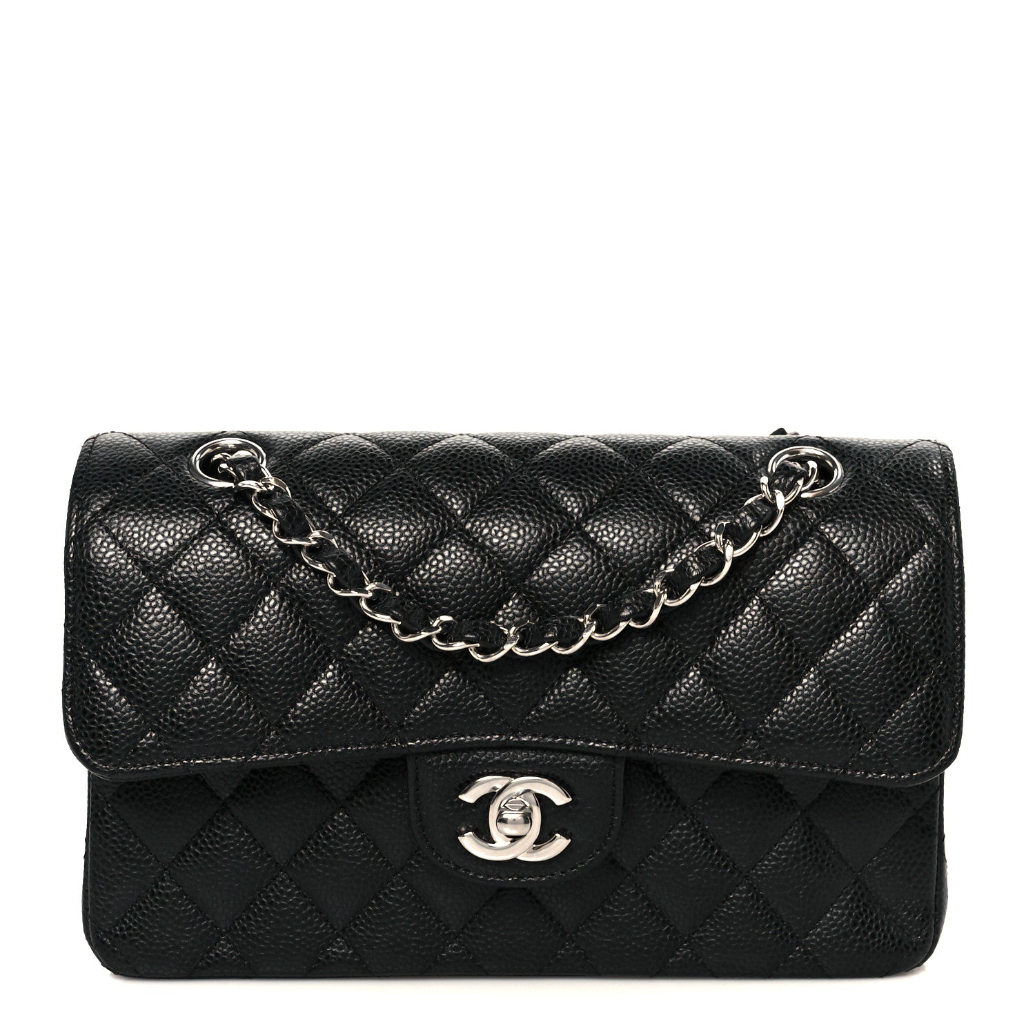 Chanel Caviar Quilted Small Double Flap Black 1 of 12