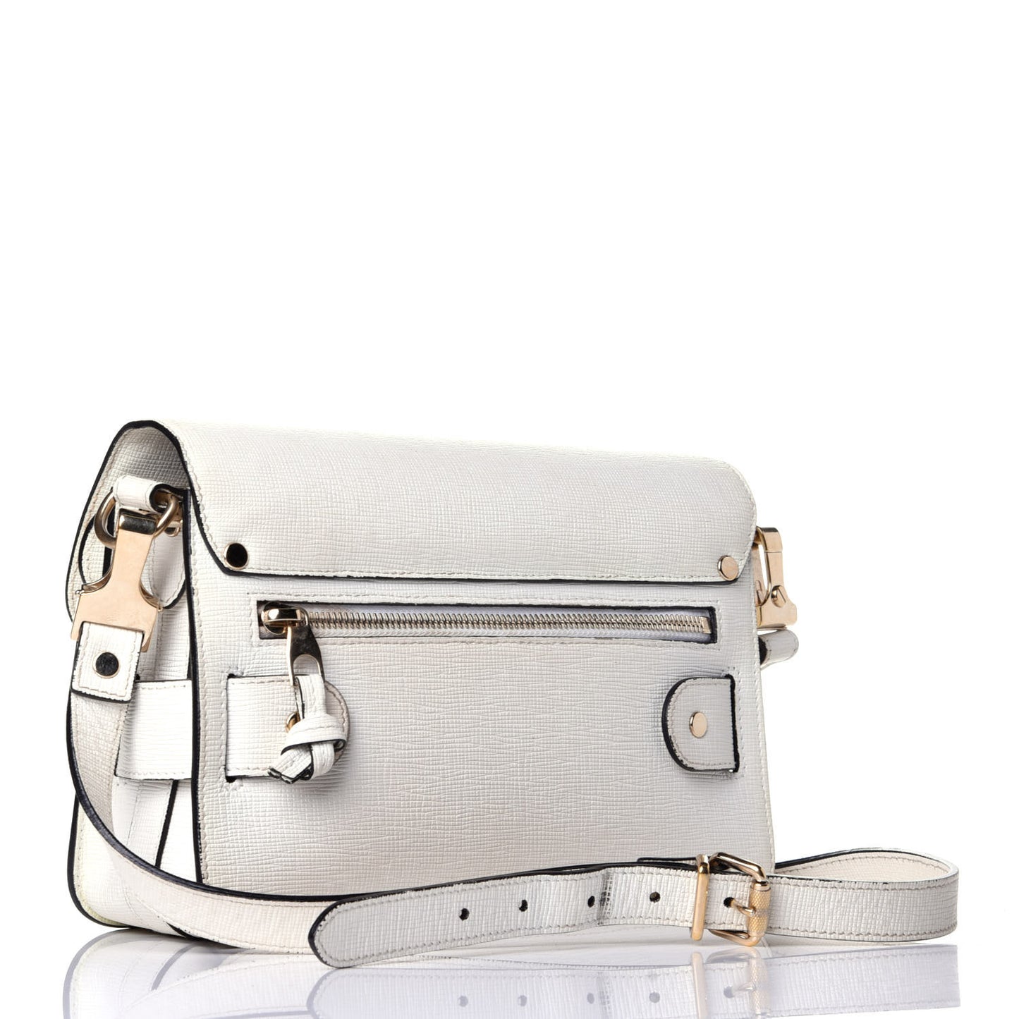 New Linosa Mini PS11 Classic Shoulder Bag White