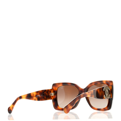 Chanel Square Polarized CC Sunglasses 5494-A Tortoise Brown 4 of 8
