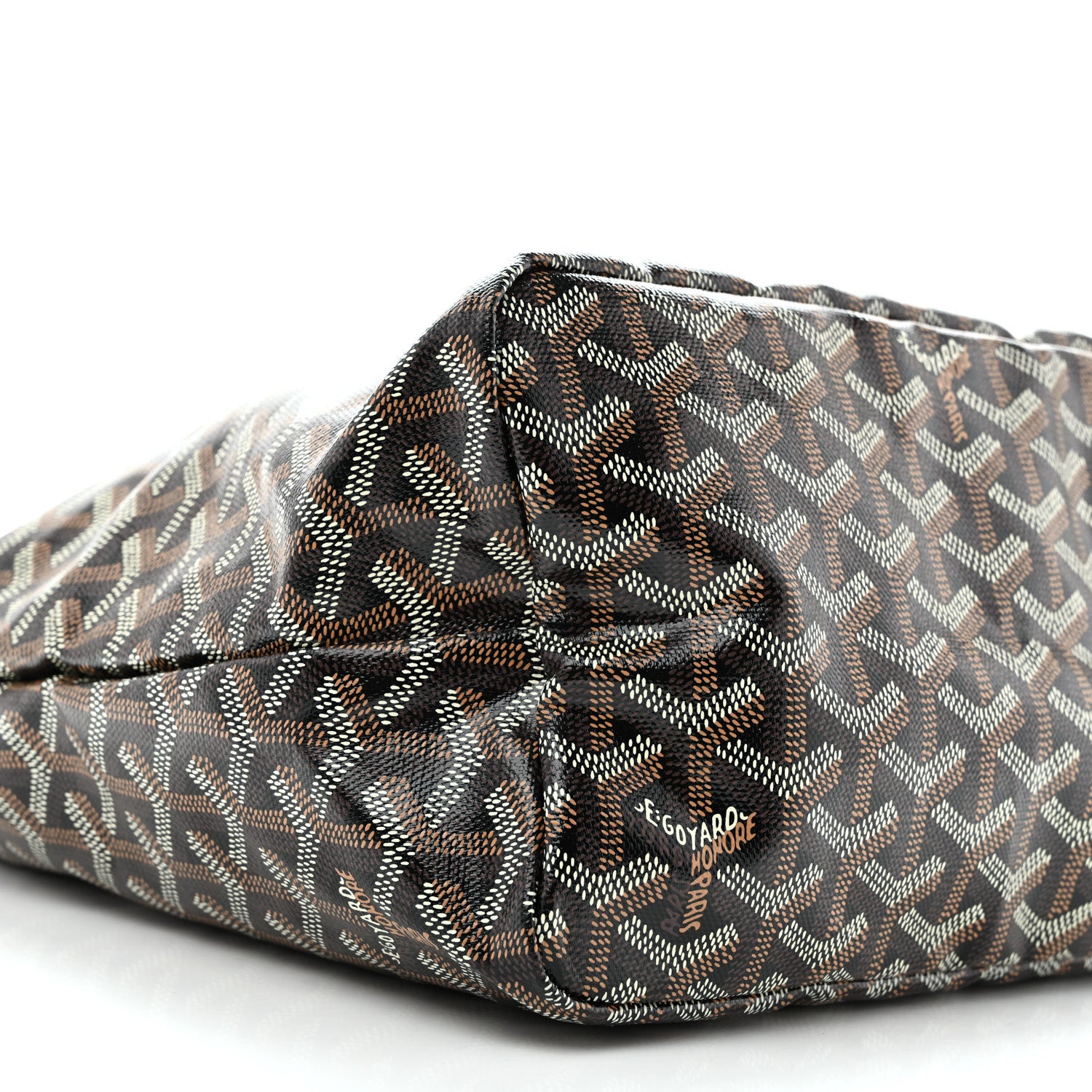 Goyard Goyardine Boheme Hobo Black Gold 10 of 11