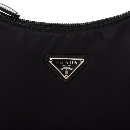 Prada Tessuto Nylon Mini Re-Edition 2000 Bag Black 8 of 10