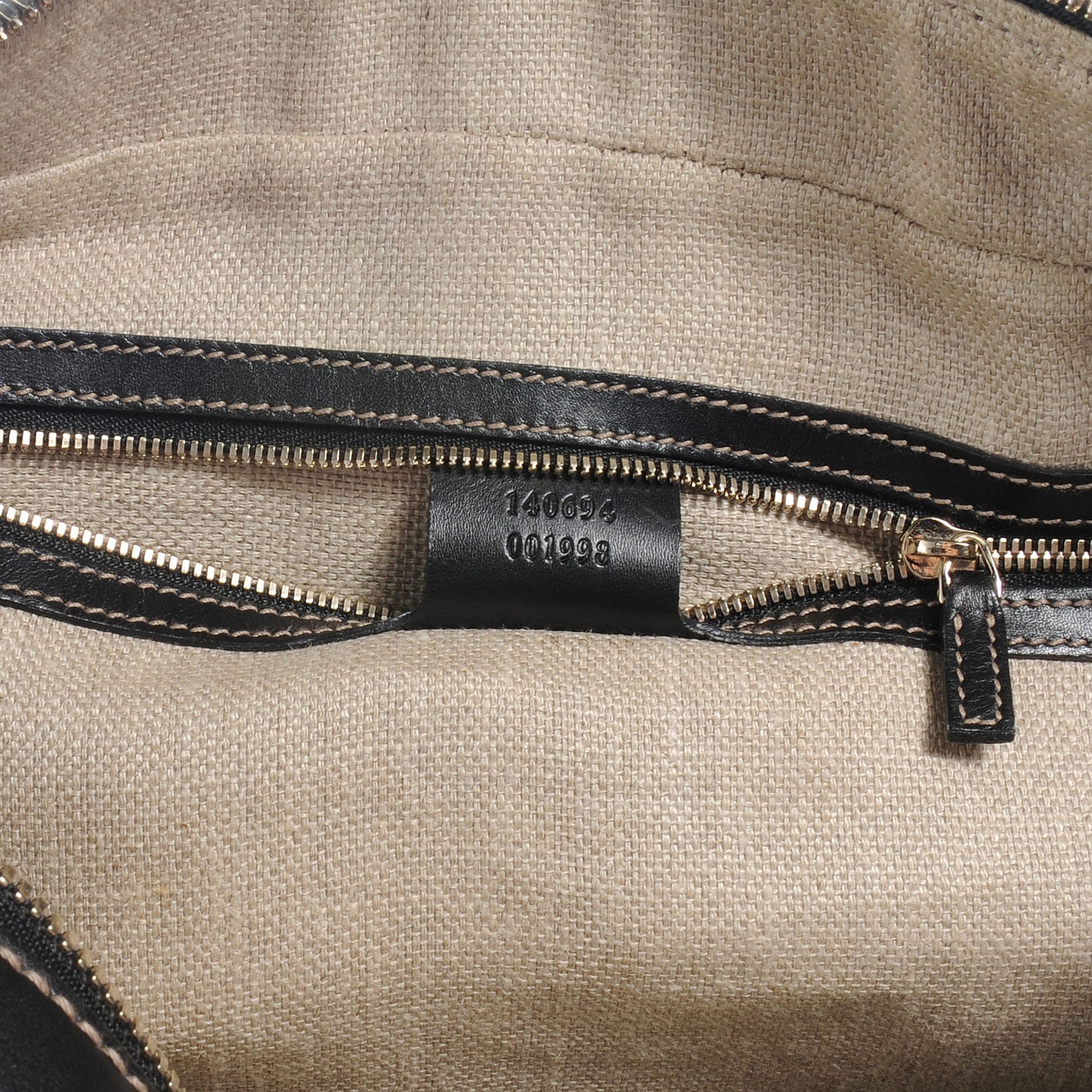 Canvas Crest Tote Black