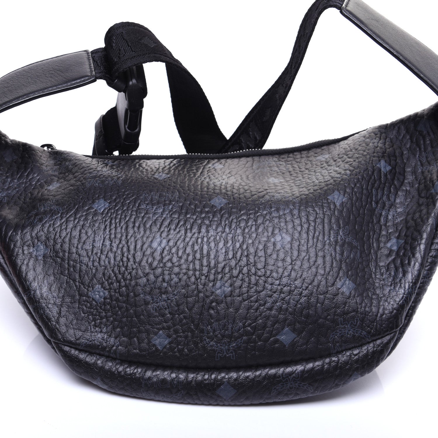 MCM Visetos Stark Belt Bag Black 10 of 15