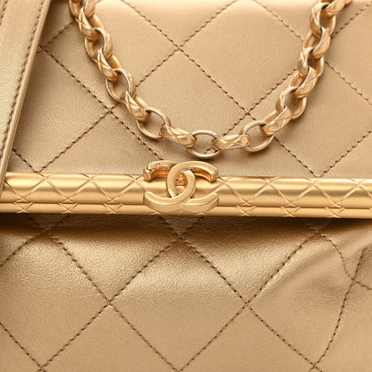 Chanel Metallic Lambskin Quilted My Crush Bag Gold 8 of 11