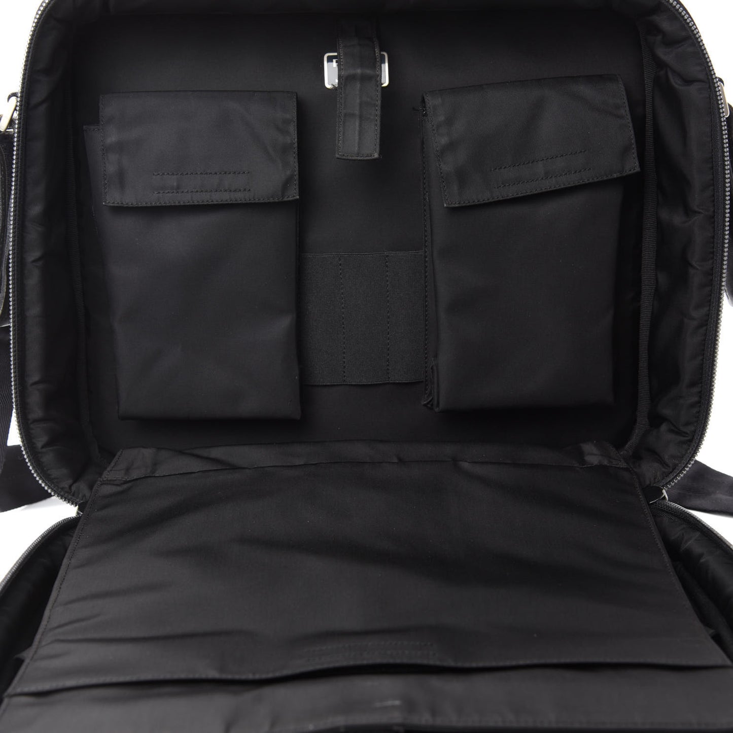 Tessuto Nylon Travel Bag Black