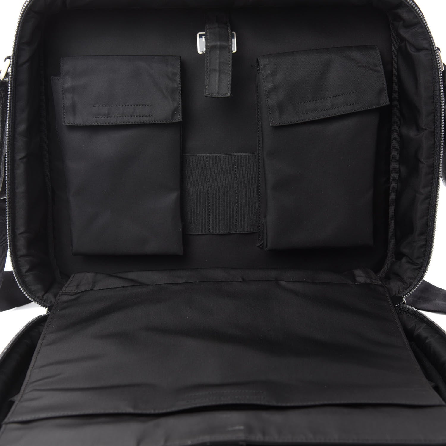 Prada Tessuto Nylon Travel Bag Black 6 of 14