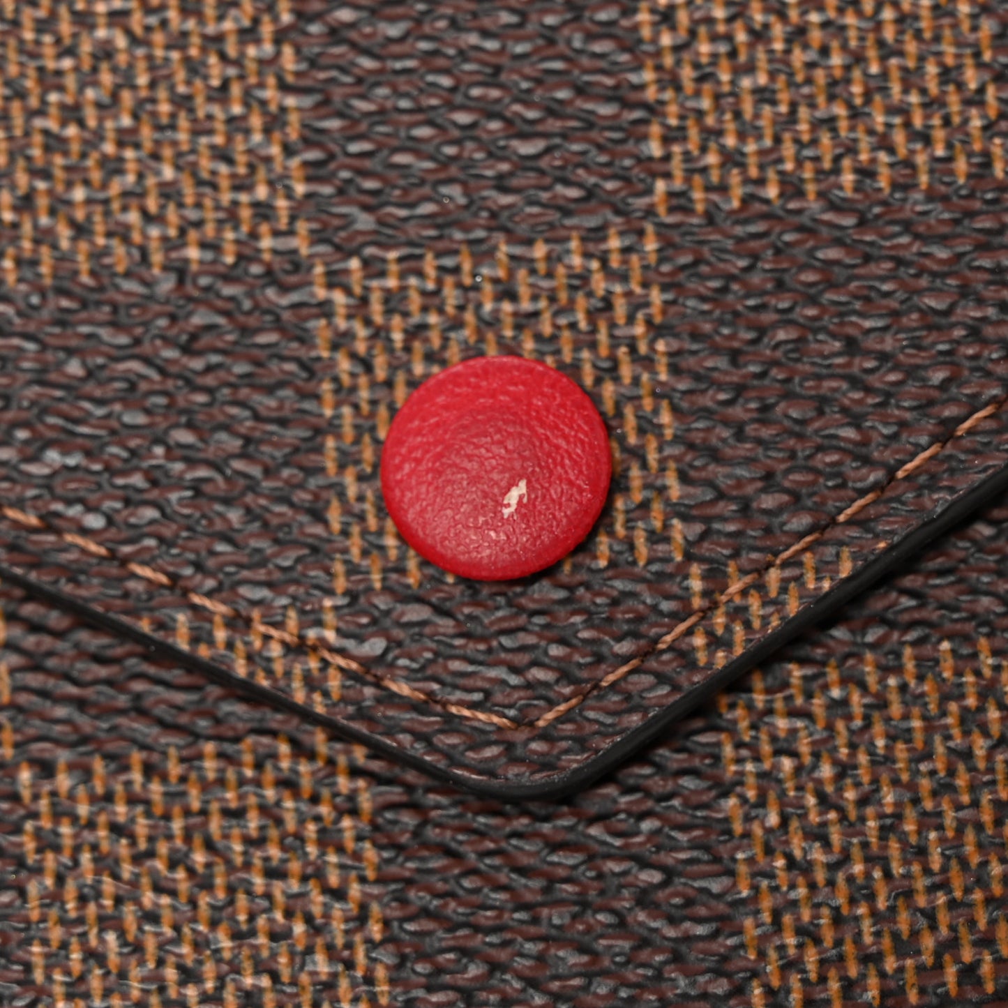 Damier Ebene Victorine Wallet Red