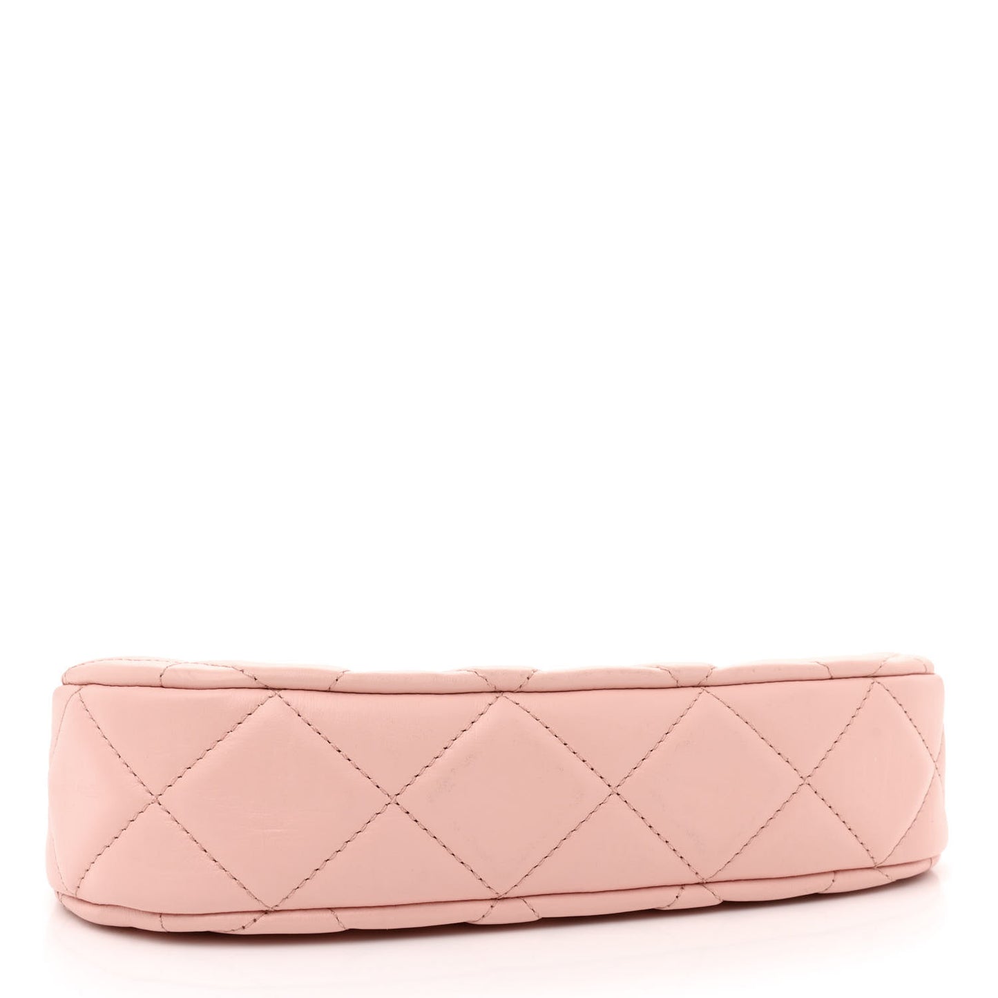 Aged Calfskin Quilted Chanel 19 Hobo Pink