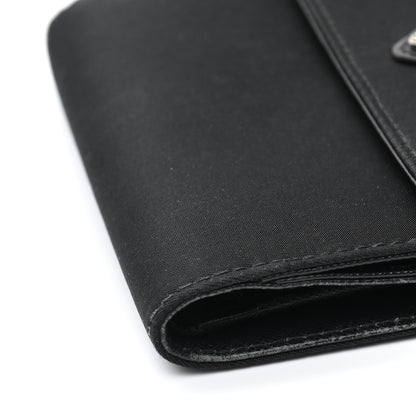Prada Tessuto Nylon French Wallet Black 10 of 10