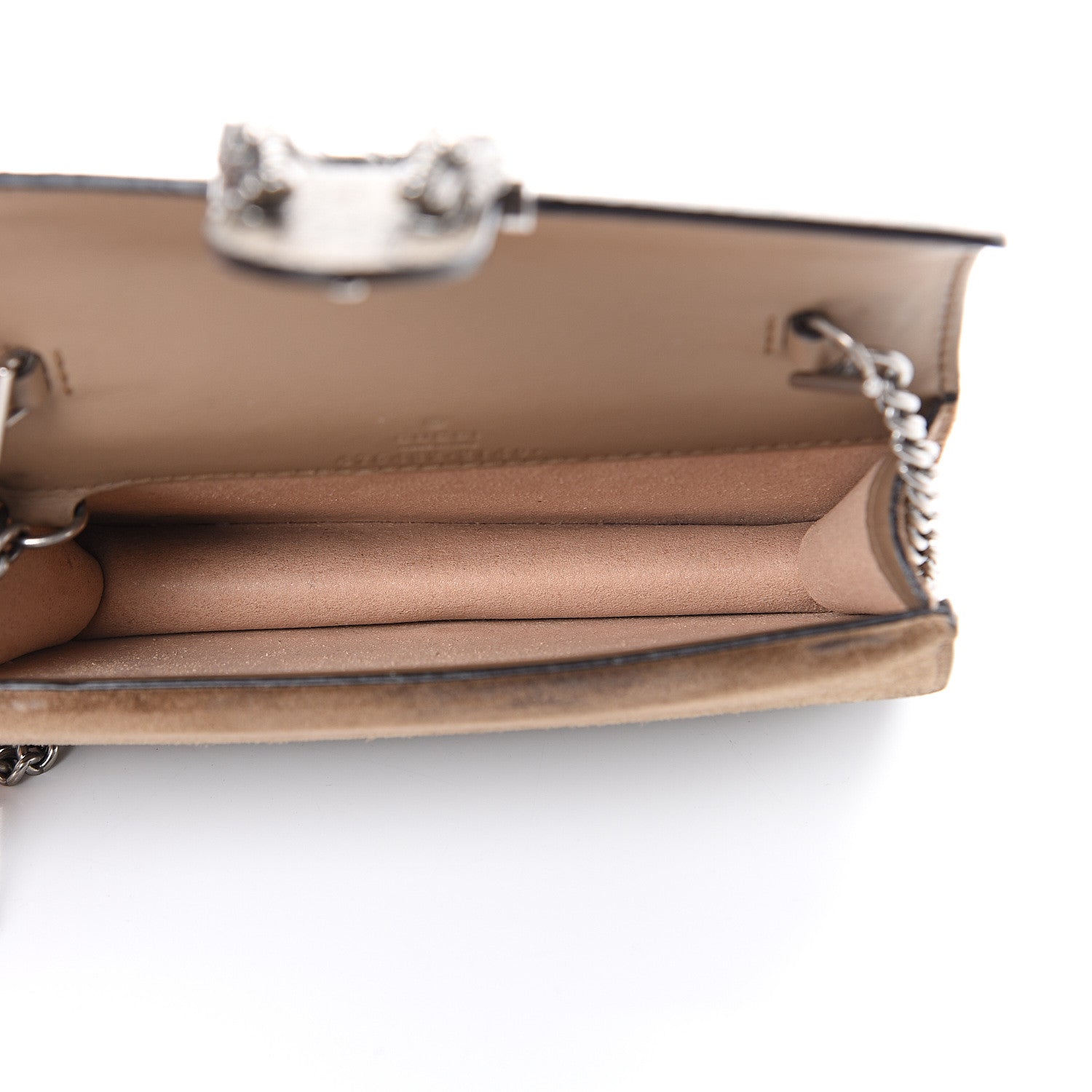 Gucci GG Supreme Monogram Super Mini Dionysus Shoulder Bag Taupe 4 of 11