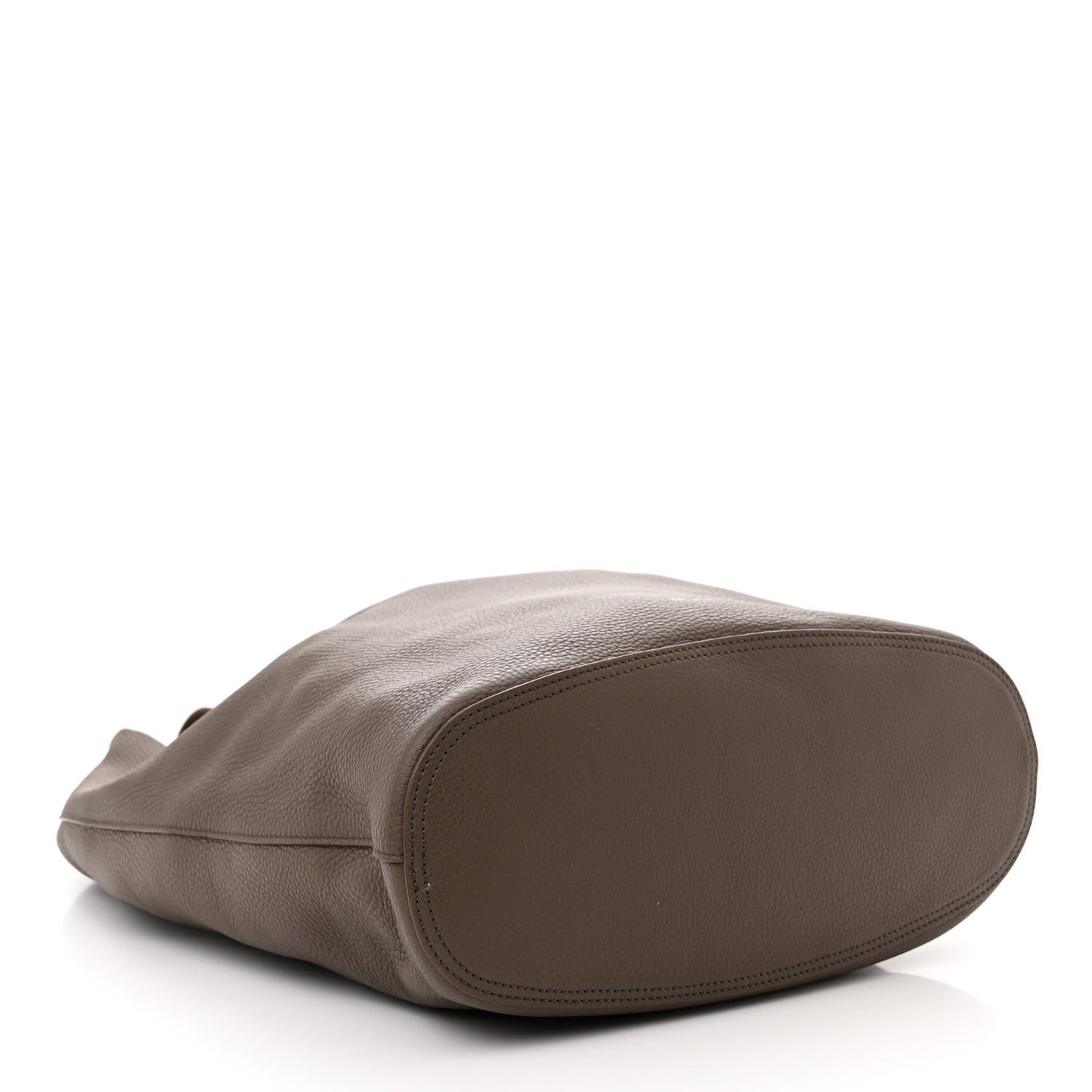 Grained Calfskin Bindle Three Bag Brown