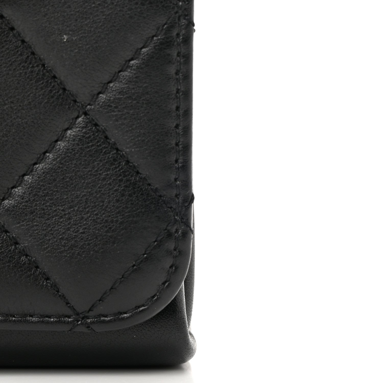 Chanel Calfskin Quilted Pearl Jewel Chain Flap Black 12 of 14