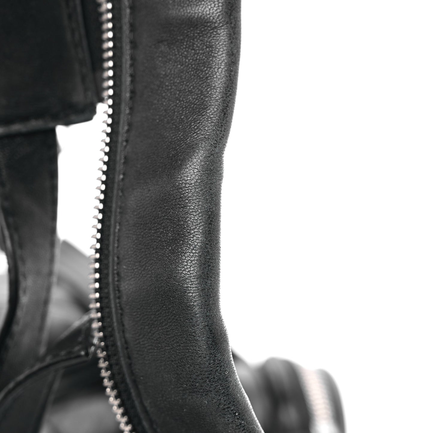 Lambskin Marti Backpack Bag Washed Black Rhodium Hardware